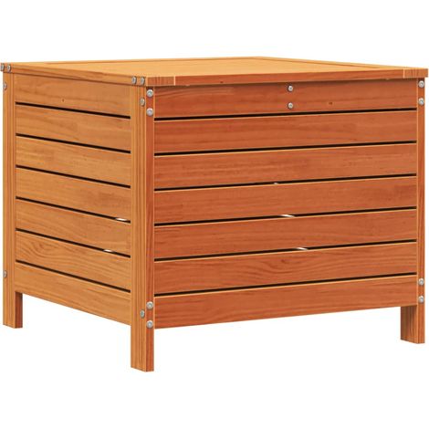 Maison Exclusive - Gartenhocker Wachsbraun 62x63,5x53,5 cm Massiv