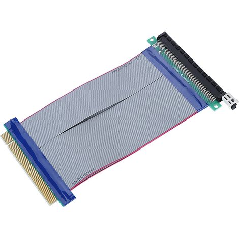 19 cm PCI-E Riser-Karten-Verlängerungskabel, flexibles flaches PCI-E 16x-Verlängerungskabel (1/5)
