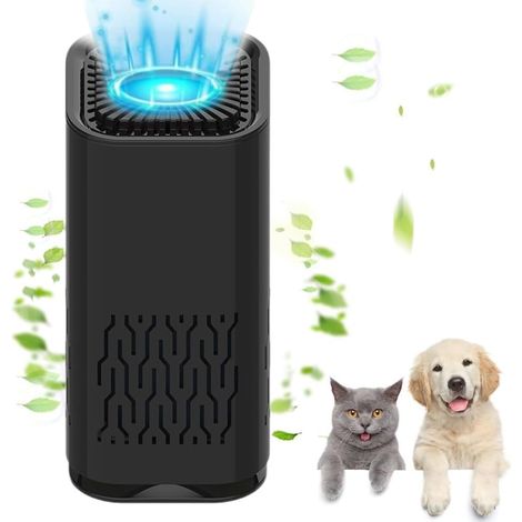 purificateurs d'air for animaux de compagnie, Mini purificateurs d'air portables for animaux de compagnie, for odeur de pipi à la maison, déchets d'animaux, murmure silencieux, élimine les (1/5)