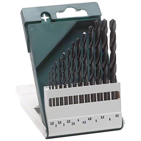 BOSCH - SET 13 PUNTE PER METALLO HSS-R, 1.5-6.5 mm (1/4)