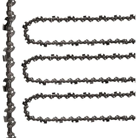 Chaînes de Tronçonneuse, 3PCS Chaîne Tronçonneuse 12", 45 Liens D'entraînement, Guide-Chaîne Huilepas de la Chaîne 3/8", Chaîne de Scie pour les Plaque Guides de Tronçonneuse 30 cm (1/5)