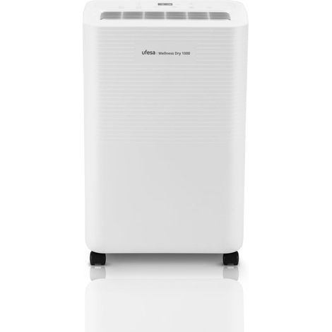 Déshumidificateur 250W, 10L/24h, Silencieux 47dB avec Panneau Intuitif, Fonction Séchage du Linge, Capteur d'Humidité, Capacité 2L, 2 Vitesses, Minuterie, Jusqu'à 40m2 (1/5)