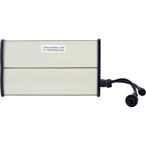 Batterie - PNI - 24AhS - 24Ah - entrée panneau 18V - sortie lampe 30V (1/4)