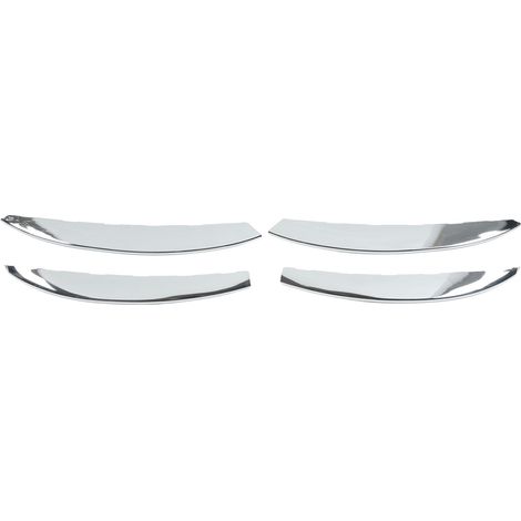 Grille de pare-chocs avant en 4 parties avec feux antibrouillard pour Mercedes-Benz Classe C W206 AMG Line 2021-2023, finition argent électroplaqué (1/5)