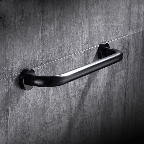 Haltegriff für die Toilette, Edelstahl, Badewannengriff, Wandmontage, Handtuchhalter, Badezimmer, Badewannengriff, Schwarz (CM) (1/4)