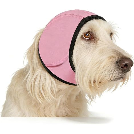 Protege Oreille Chien - Cache Oreille pour Chien, Adapté pour Toutes Les Races, Atténue l'Impact des Bruits Forts (Feux d'artifice, Tempêtes), pour Le Bain, Le Toilettage et Le Quotidien (1/5)