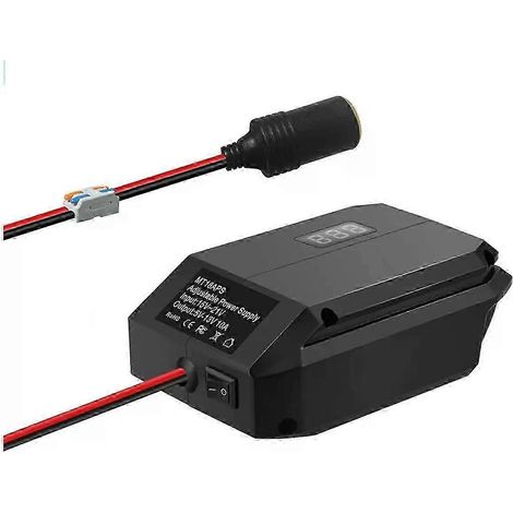 18V-DC-auf-12V-Abwärtswandler passend für Makita 18V-Akku-Elektrofahrzeuge, Akkuadapter, Zigarettenanzünder-Adapter – JXLGV (1/5)