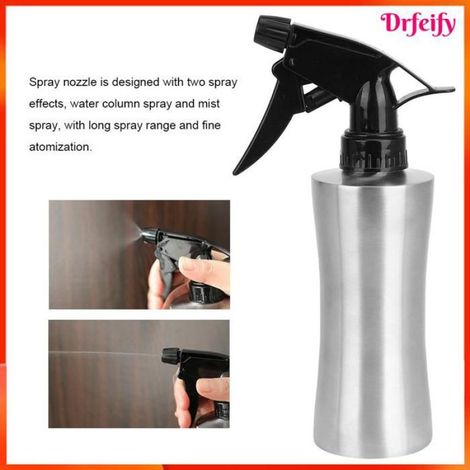 Arrosoir pulvérisateur - - 250 ml - Inox 304 - Double mode brouillard/jet - Fond antidérapant (1/5)