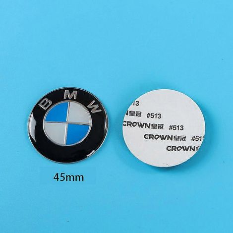 Logo autocollant BMW pour volant de voiture, compatible avec BMW E70 E83 E84 E85 E86 F07 F10 F11 F18 G01 G02 G05 G07 G09, 45 mm (réf. 02663)