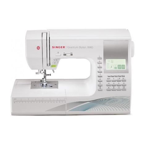 Elektronische Nähmaschine Singer Quantum Stylist 9960 mit 600 Stichen Weiß (1/5)