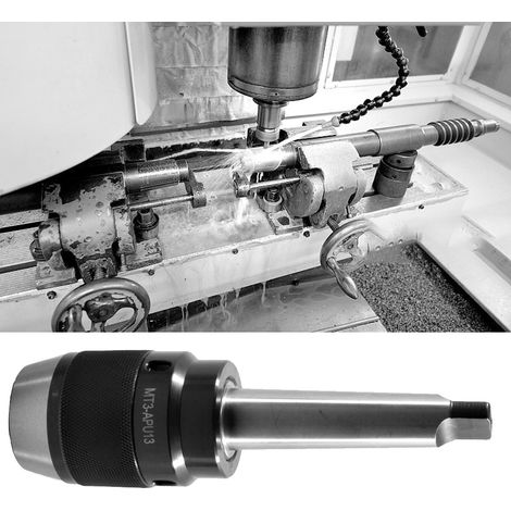 MT3-APU13 Schnellwechsel-Bohrfutter für CNC-Fräsmaschinen mit integriertem Flachschaft-Bohrfutter (1/5)