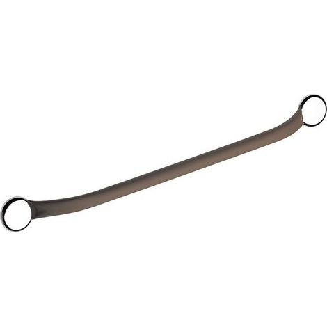 Barra Monoposte de Acero Inoxidable Soft 70cm Taupe