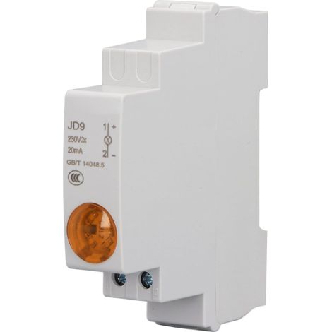 Voyant LED sur rail DIN pour boîte de distribution 230 V CA/CC (1/5)