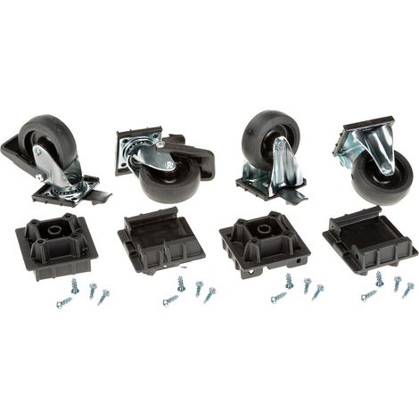 Ferplast L388 KIT RUOTE Kit ruote per trasportini Atlas 70 . Variante L388 - Misure: - (1/2)