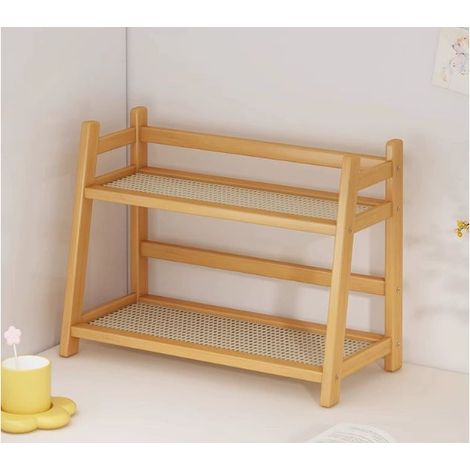 Organisateur de Cuisine pour Plan de Travail, 2 étages Porte Tasse de Café, Petite Etagere Rangement de Cuisine, Comptoir Bar Décoration des Dosettes de Café, Kitchen étagère à épices Organizer (1/5)