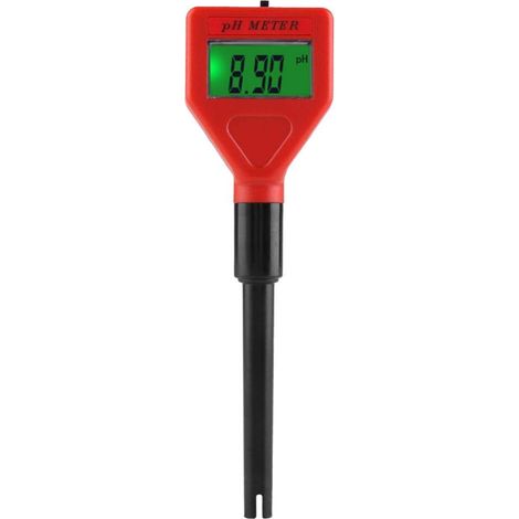 Testeur pH sol et eau portable 0-14, mesureur qualité eau pour aquarium, piscine, hydroponie, eau potable domestique, sonde précise, appareil de test pHmètre de terrain. (1/5)