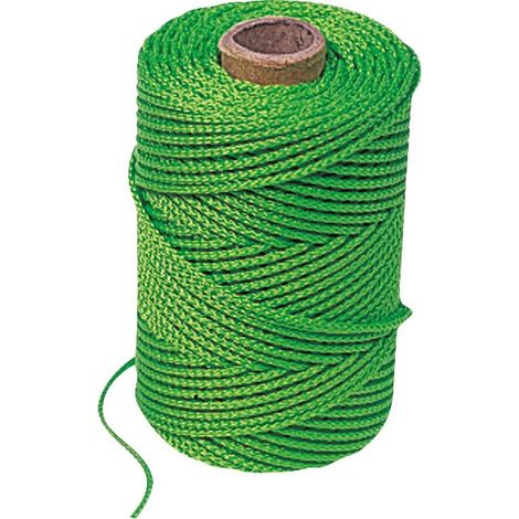 [PRODUIT RECONDITIONNE] Corde spéciale pour gouttières avec couche intermédiaire - 75 m vert fluo