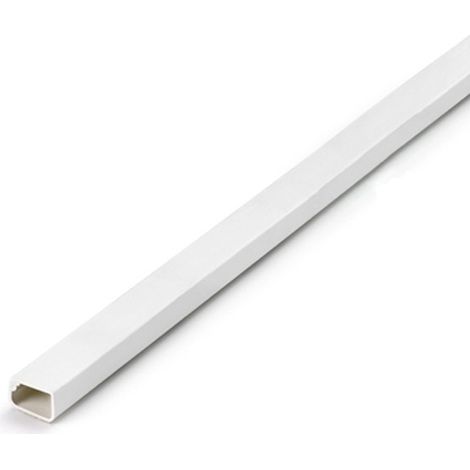 BORNIER PLASFIX 2 M ADH BLANC - 12X7 MM