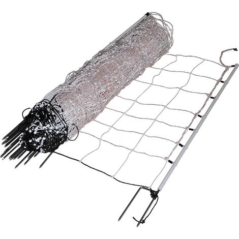 Elektrischer Zaun Gallagher turbonetz schafzaun 90 cm 50 m