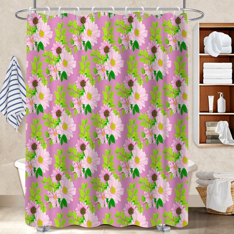 Voile de douche polyester 180x180 esthétique bâche polyester douche pour campin (1/5)