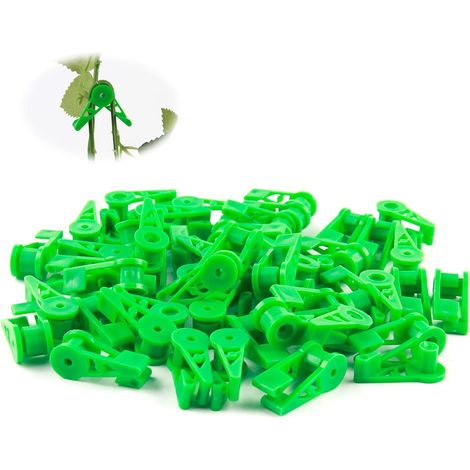 50 pinzas para doblar plantas, ajustables 360°, entrenamiento de bajo estrés, entrenador multifuncional de tallos para una mejor forma. (1/5)