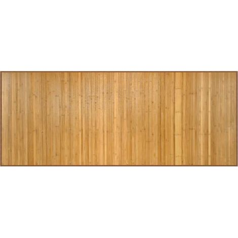 Tapis rectangulaire naturel 80x200 cm bambou (1/5)