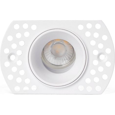 FLIC Da incasso orientabile Trimless bianco MR11 GU10
