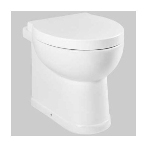 Vaso filo muro ischia bianco opaco sedile non incluso