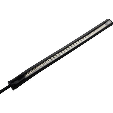 Universal 48 SMD LED light strip for motorcycle, brake light, turn signal, waterproof sheath, license plate rear light. (1/2)