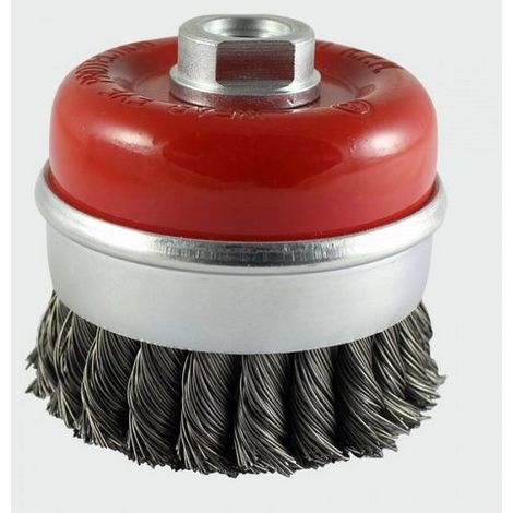 TIMCO Angle Grinder Cup Brush Twisted Knot Steel Wire - 80mm (1/2)