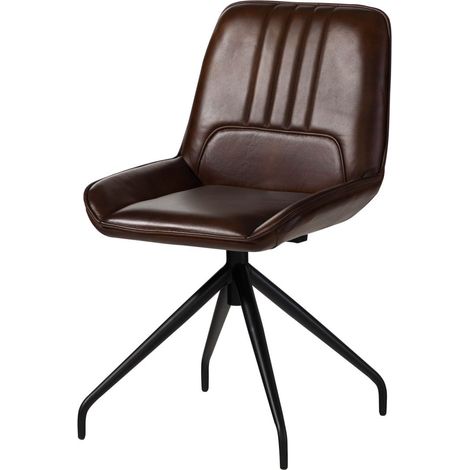 Chaise 49x56 Cuir IRON LABEL 110