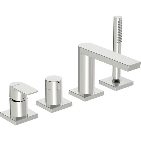 HANSA HANSASTELA Set de montage final pour bain/douche, 4 trous,