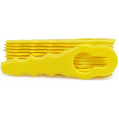 Pack de 50 lames de rechange compatibles avec les coupe-bordures Ryobi, têtes de lame à double dent RAC155, RAC157 et RAC158 (1/5)