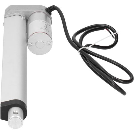 Vérin électrique linéaire 200mm course 300N JS-IGZ-U524V 12V DC pour automatisation industrielle, contrôle précis, moteur intégré, alimentation basse tension (1/5)