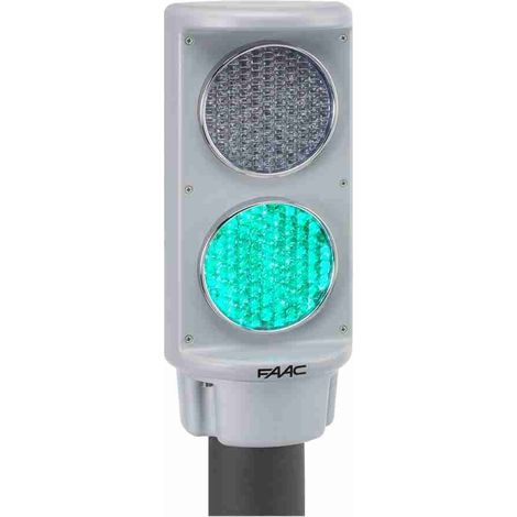 Semaforo A Due Luci A Led Faac 3177 Automazione Automatismi Originale Garanzia