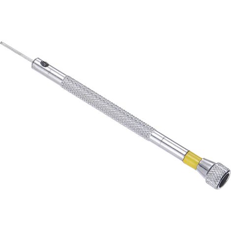Mini Tournevis Fendu Taille 0,8 mm Tournevis à Tête Plate Jaune (1/5)