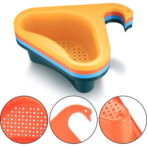 4 ensembles de porte à rainure triangulaire, panier filtrant du réservoir de drainage, panier filtrant de la cuisine du réservoir de drainage et panier filtrant du réservoir d'eau de la cuisine et des (1/4)