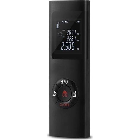 TEMPSA Mini Télémètre Laser 0.05 à 40m LCD Mètre Laser Numérique Étanche-Ywey (1/5)