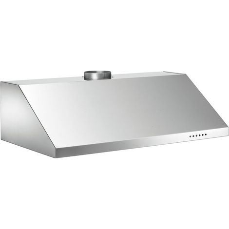 Bertazzoni La Germania KU90PRO1XA. Potenza massima di estrazione: 800 m³/h, Tipo di estrazione: Aspirante, Classe di efficienza dinamica del fluido: C. Tipo: Integrato a soffitto, Colore del prodot... (1/3)