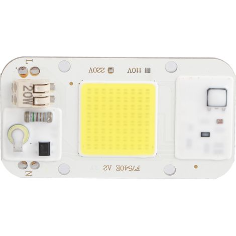 F7540 20W/30W/50W 220V Lumière blanche Lumière chaude Spectre complet Carte de lampe sans soudure Source lumineuse 20W lumière blanche (1/5)