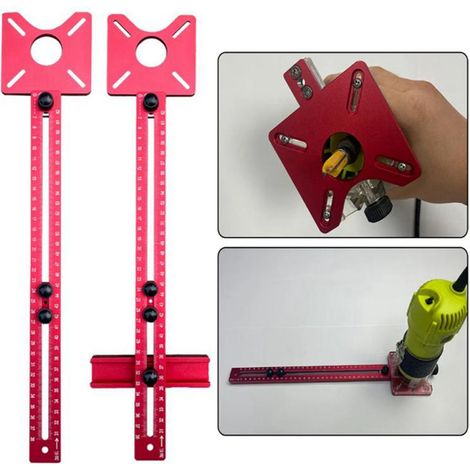 GARRYFIZH Support de fraisage pour routeur, alliage aluminium, plaque retour pour machine à graver (1/5)