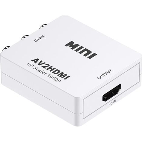 Adaptateur RCA (AV) vers HDMI Blanc Blanc Blanc (1/4)