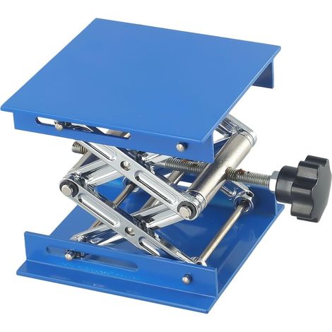 Table Élélévatrice Labo Aluminium 100x100mm Réglable (1/5)