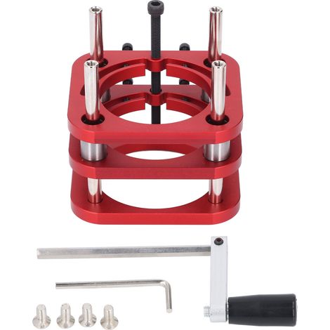 Base de Table de routeur en alliage d'aluminium, hauteur de levage maximale à manivelle de 51mm