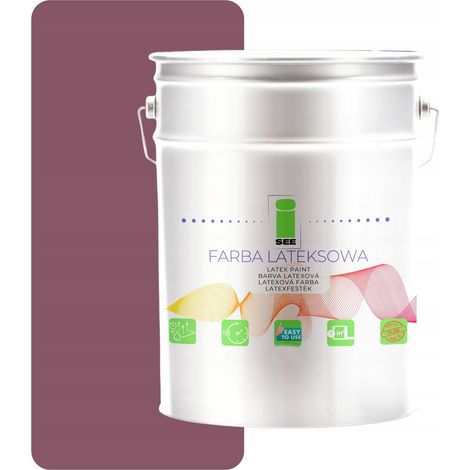 PITTURA AL LATTICE PER PARETI INTERNE VIOLA PASTELLO 10L POLONIA (1/5)
