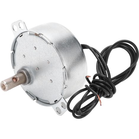 Moteur synchrone à engrenages 220V AC, petit moteur électrique à aimant permanent, faible vitesse, rotation bidirectionnelle CW/CCW, modèle 49KTYZ (1/5)