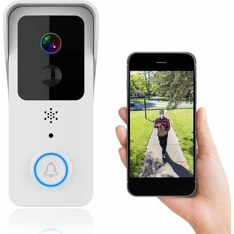 5G 2,4 GHz Dual-WLAN-Türklingel für den Außenbereich von Tuya mit 1080P-Videofunktion, wasserdicht, Smart-Home-Gegensprechanlage und Türkamera (1/5)