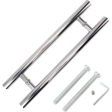 Poignée de porte coulissante en acier inoxydable, poignée de grille robuste et élégante, pour portes vitrées coulissantes, usage domestique, restaurant ou bureau. (1/5)