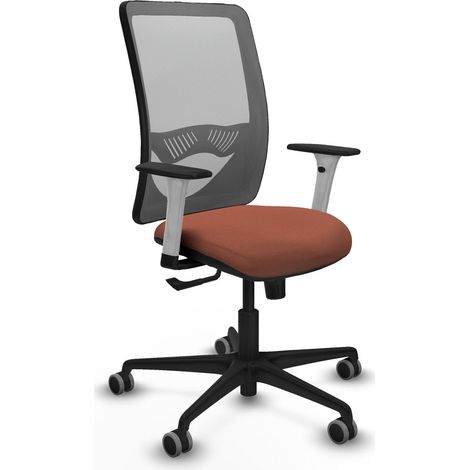 Chaise piqueras y crespo Zulema blanc support lombaire ajustable (1/2)