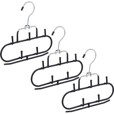 Juego de 3 porta cinturones con 5 ganchos